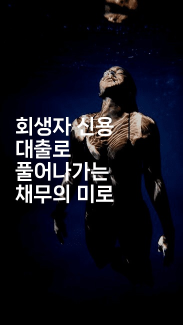 회생자 신용 대출로 풀어나가는 채무의 미로-머니풀